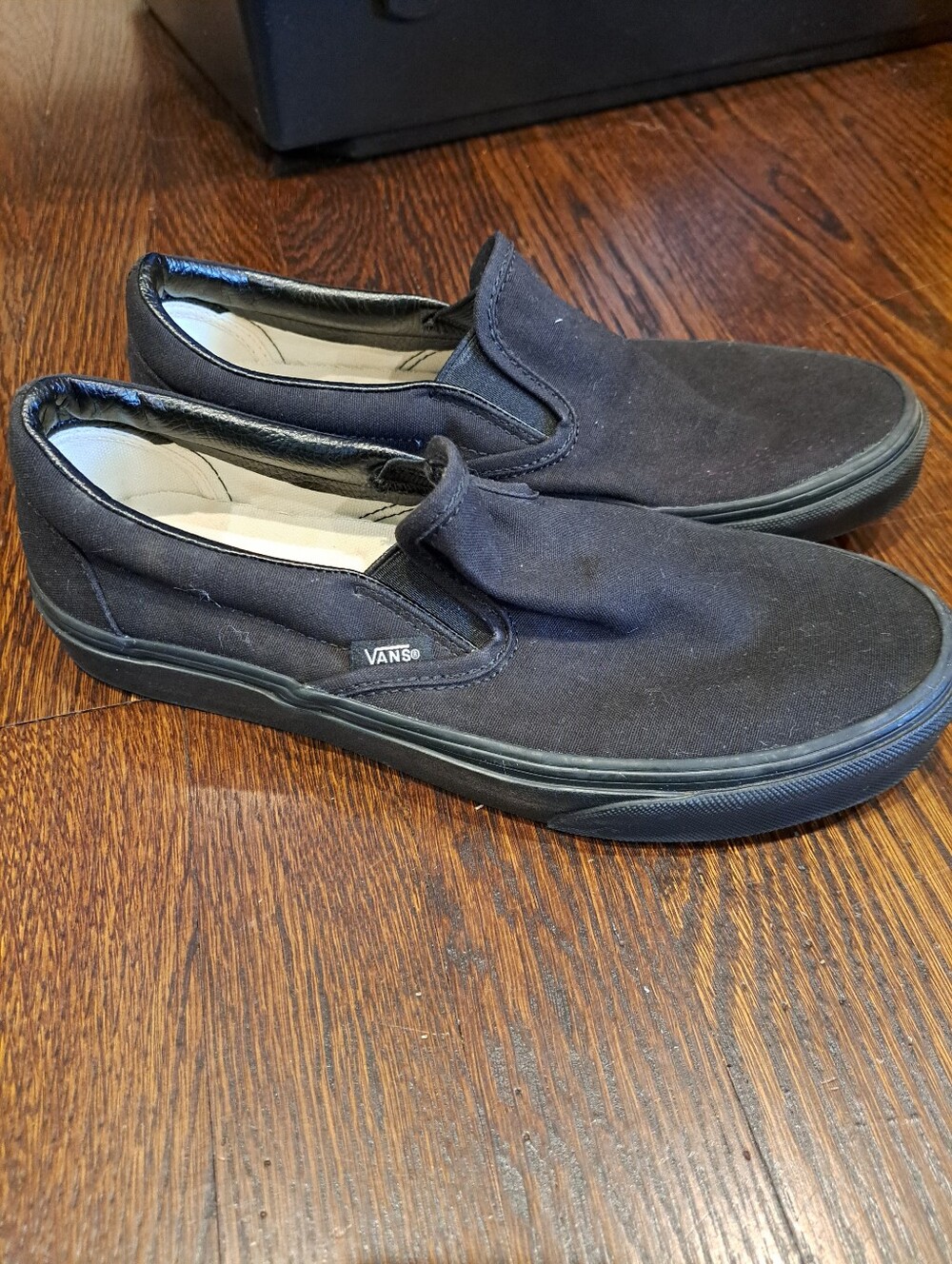 Vans Black Canvas Slip-On